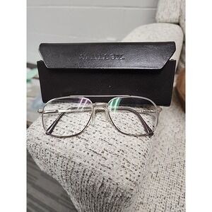 Stetson‎ Eyeglasses 178 Zyloware 057 Aviator Designer Frames Only Silver 57-16